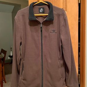 Mossy Oak Brown Polyester Fleece Lined Jacket